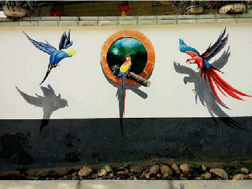 荥阳视觉错位-3D墙绘设计