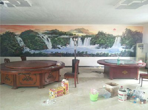 荥阳墙绘-写实风景