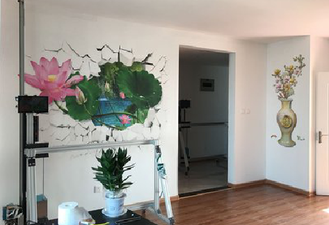 荥阳墙体彩绘相比墙纸的优势。