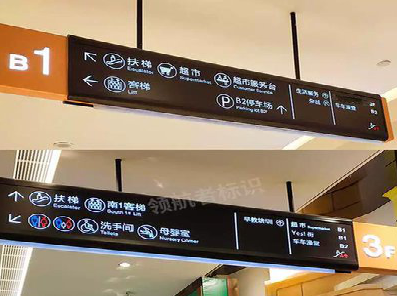 荥阳如何通过商场标识牌引导客流分布？